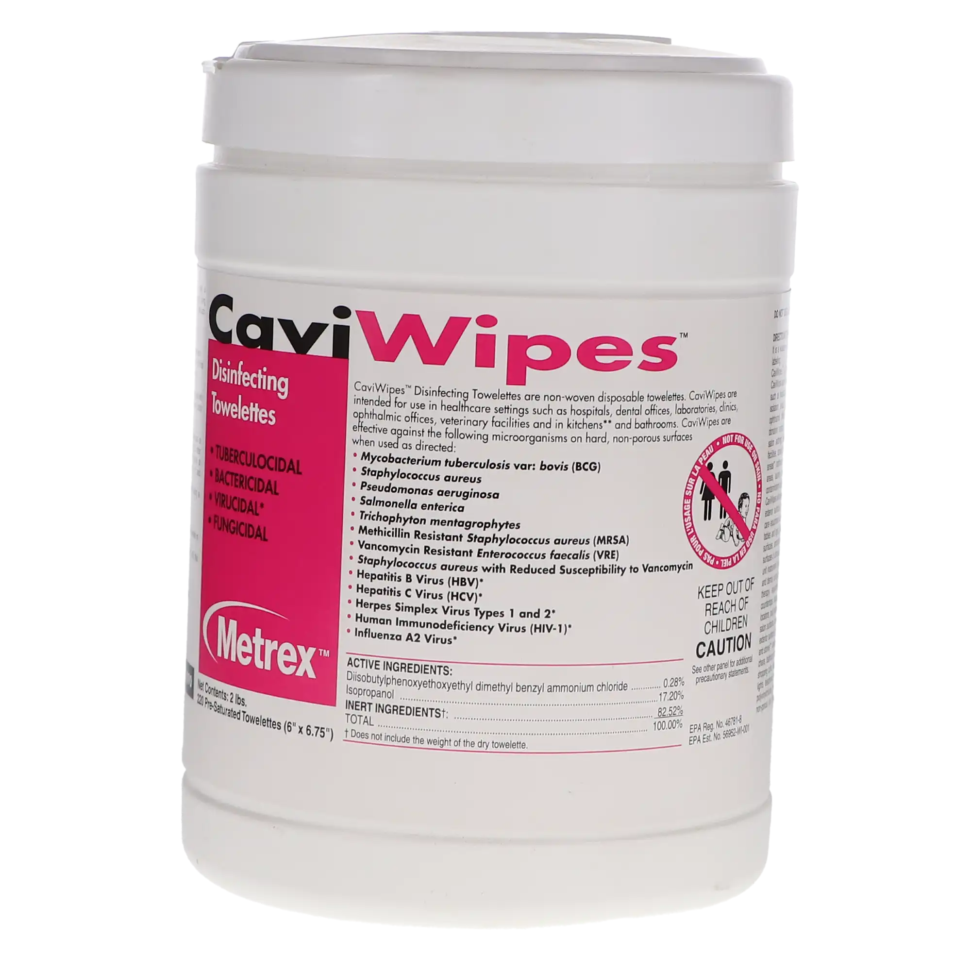 CaviWipes Disinfectant Towelettes