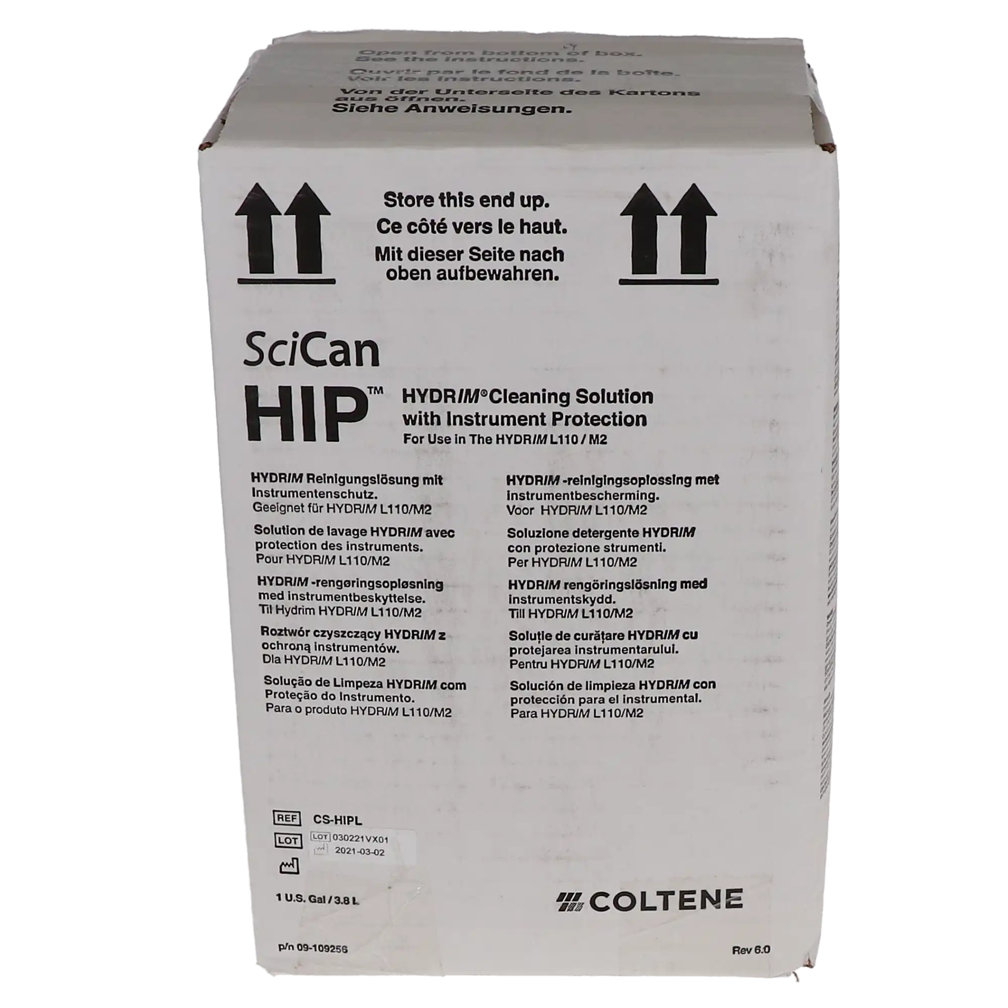 SciCan - Scican, Hydrim, Cleaning Solution, 2 x 3.8l (2 x 1.5 Gallon)