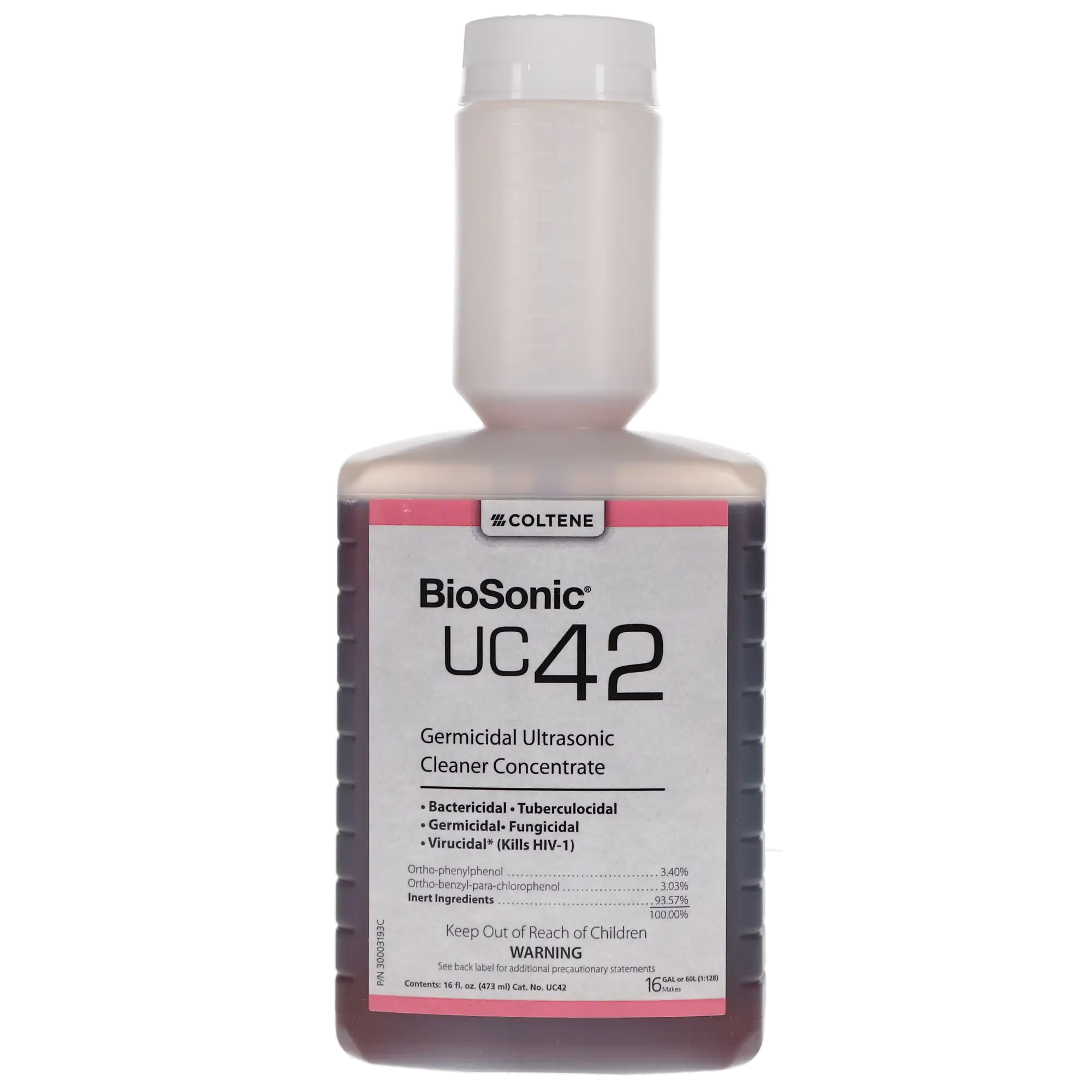 Coltene - BioSonic Germicidal Ultrasonic Cleaner Concentrate 16 oz. Dilution ratio