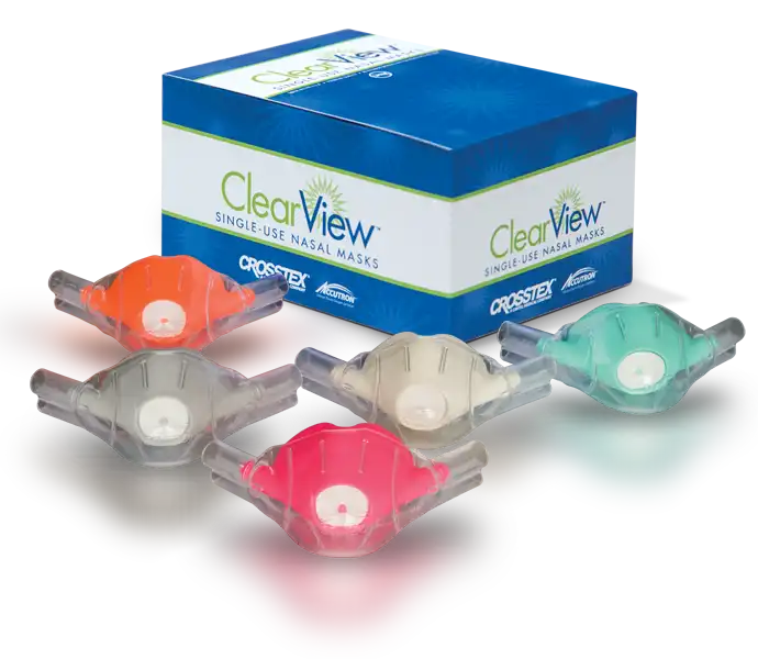 ClearView Nasal Mask - Adult Birthday Bubblegum 12/Pk