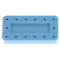 Plasdent - Rectangular Bur Block-Blue