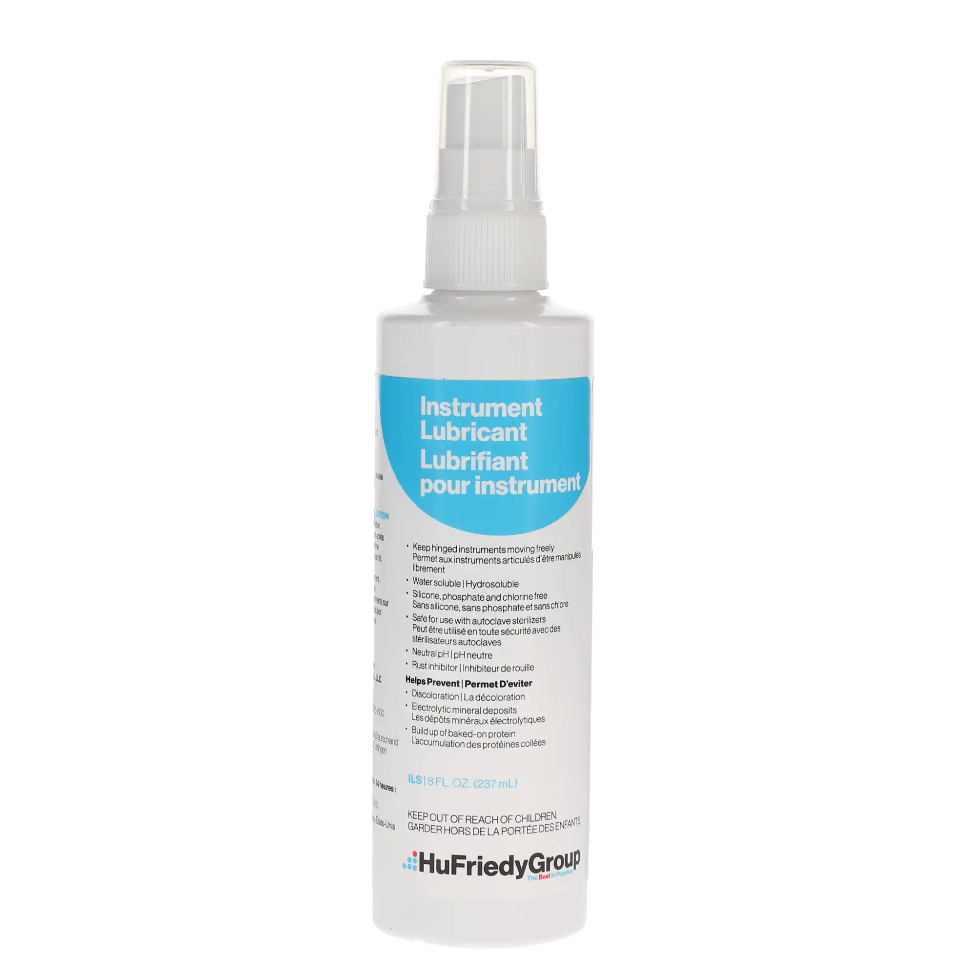 Hu-Friedy - Instrument Lubricant, 8 oz Pump Spray Bottle