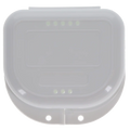 Plasdent - Chroma Retainer Box - White, 3-1/8"W x 3"L x 1"H, Package of 12 Boxes