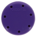 Plasdent - Small Round Bur Block - Neon Purple, Magnetic, 7 Burs Capacity