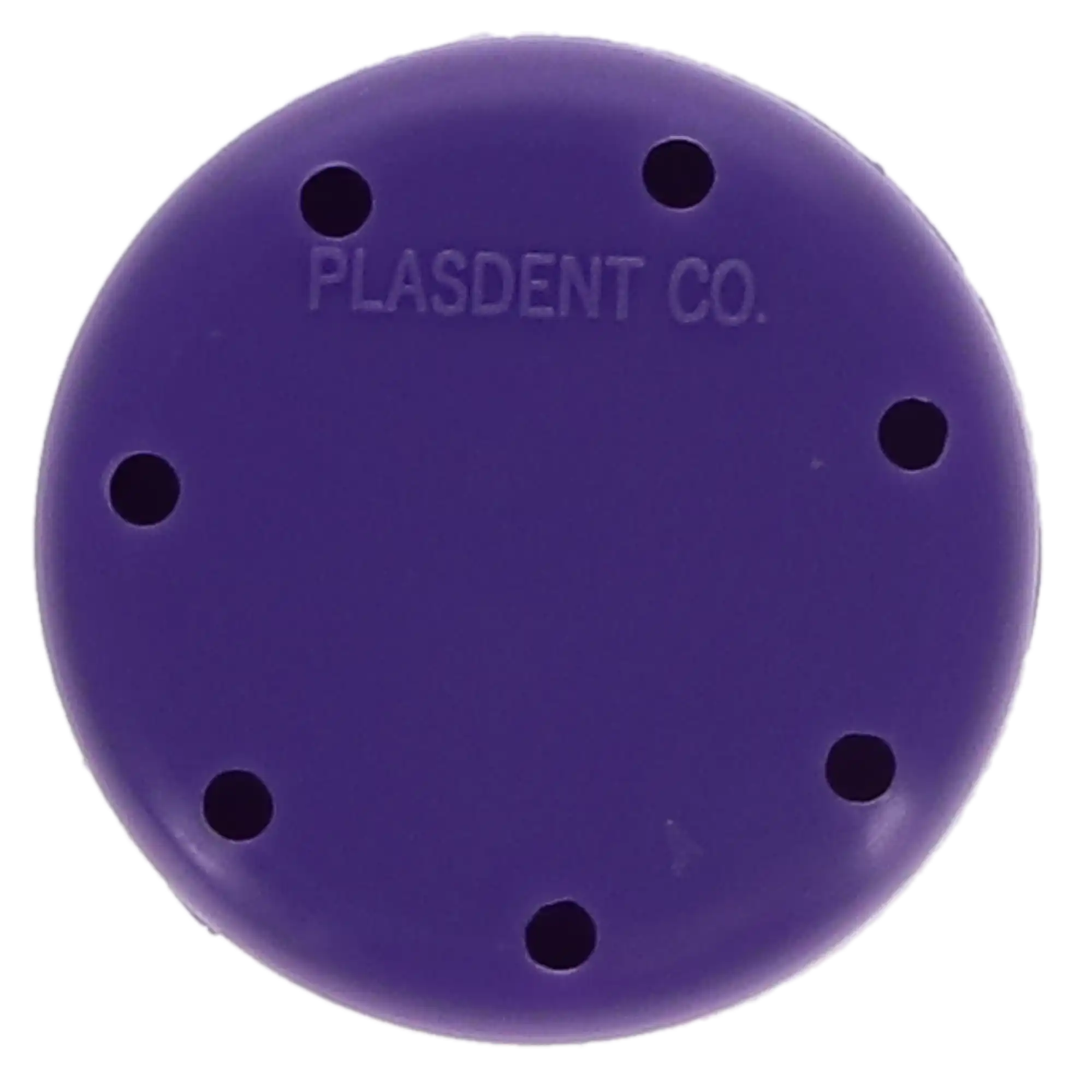 Plasdent - Small Round Bur Block - Neon Purple, Magnetic, 7 Burs Capacity