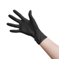 Aurelia Absolute Black Nitrile Gloves Medium 200/Box