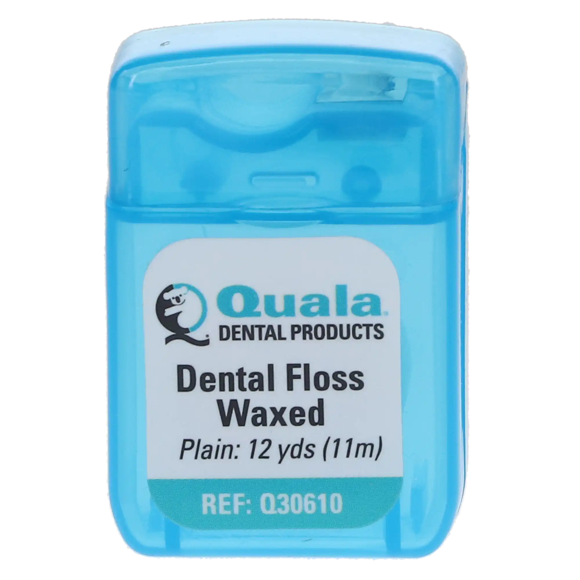 Quala - Dental Floss Nylon Floss, Waxed Plain, 12 yds, 72/cs