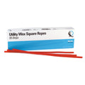 Quala - Dental Wax Rope Wax, Square, White, 55 Strips/bx