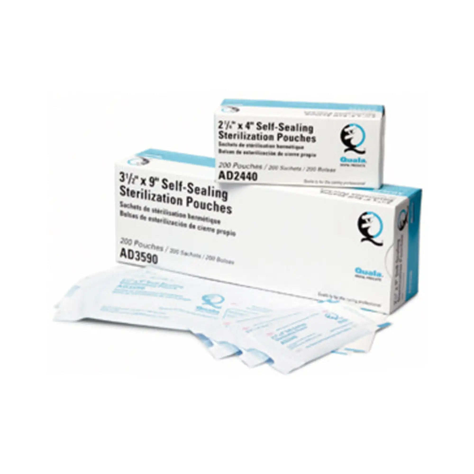 Quala - Sterilization Pouch, 3½" x 9", 500/bx