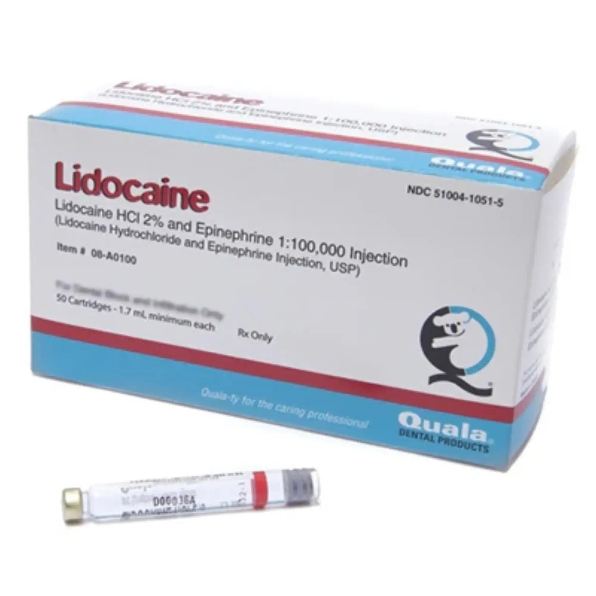 Lidocaine HCl 2% with Epinephrine 1:100,000 Injection Cartridges, 50/Box – Complete Buyer's Guide