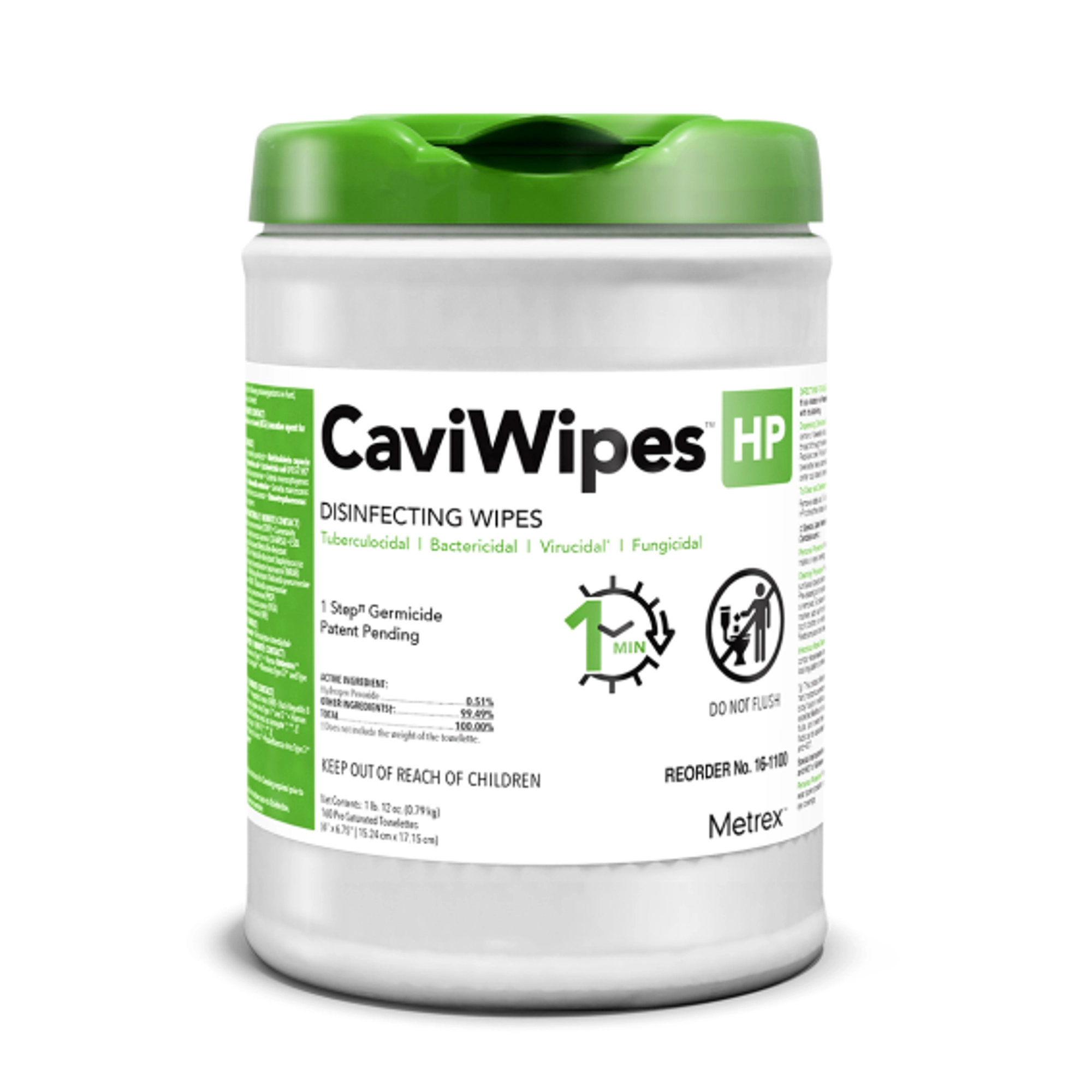 CaviWipes HP, Surface Disinfectant Towelettes