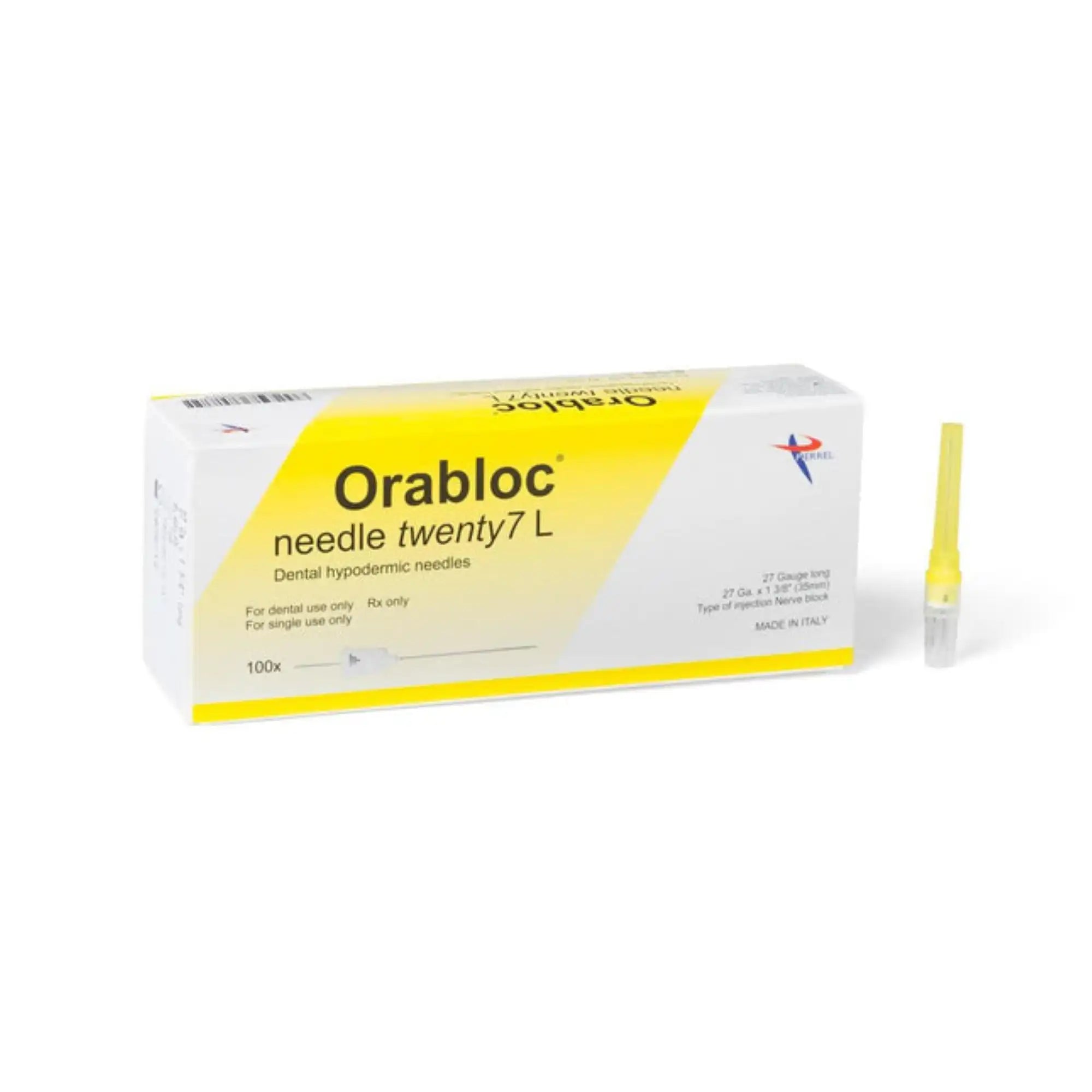 Orabloc Plastic Hub Nerve Block Dental Needle, 27G Long, Yellow, 100/Box - Complete Buyer’s Guide