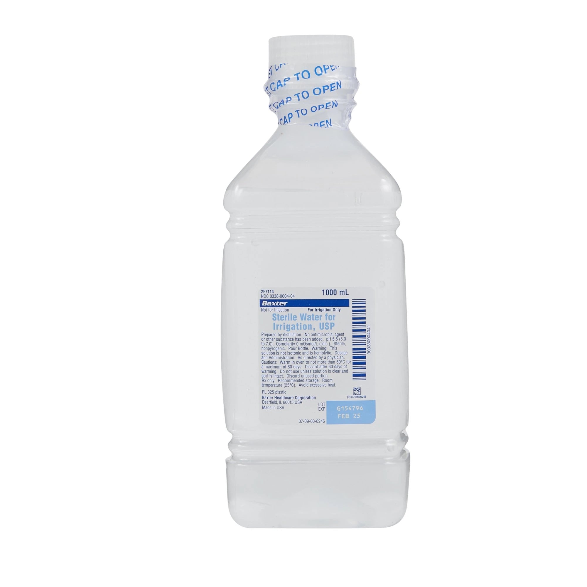 Sterile Water For Irrigation, 1000 mL Plastic Irrigation Container - Complete Buyer’s Guide