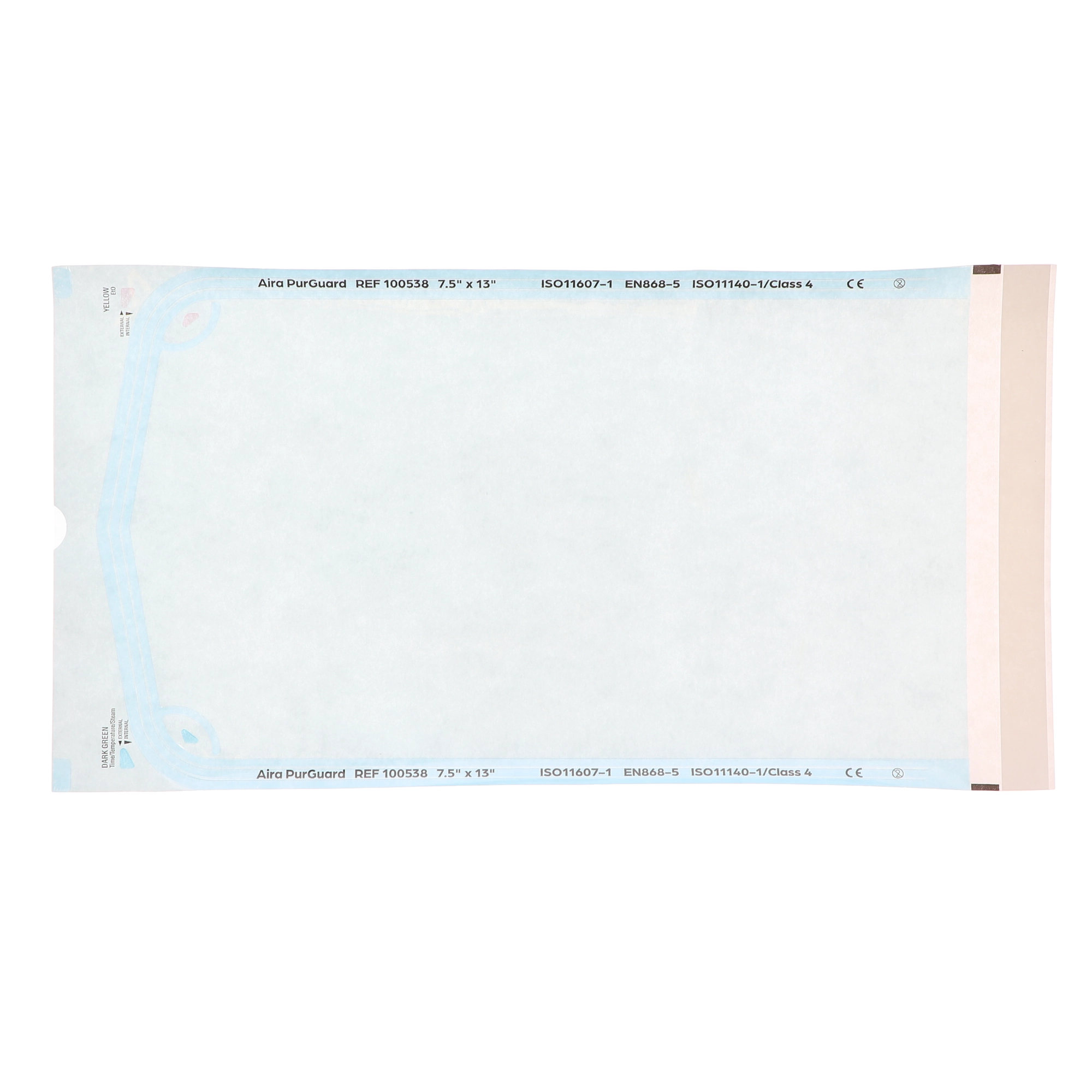 Paper Blue Film Self-Sealing Sterilization Pouches
