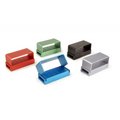 Pac-Dent - Bur Blocks, Aluminum, with Cover, FG, 15-Hole, Black, 1/Pk