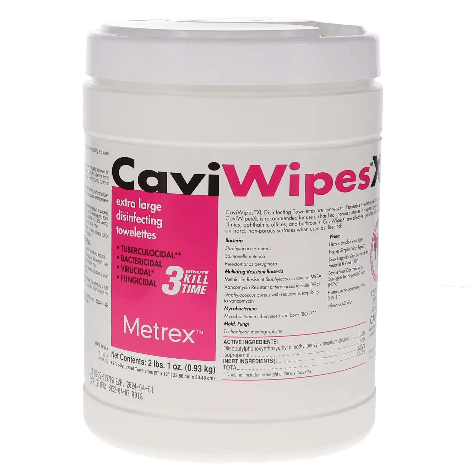 CaviWipes Disinfectant Towelettes