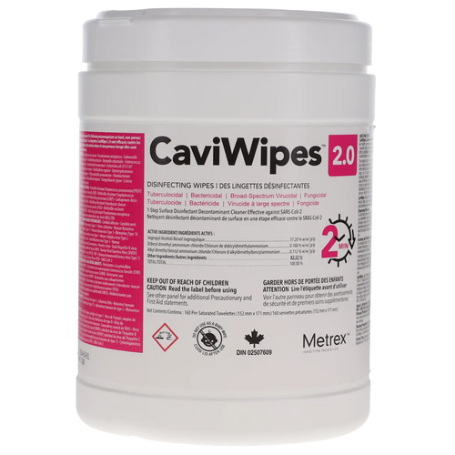 CaviWipes 2.0 Disinfectant Towelettes