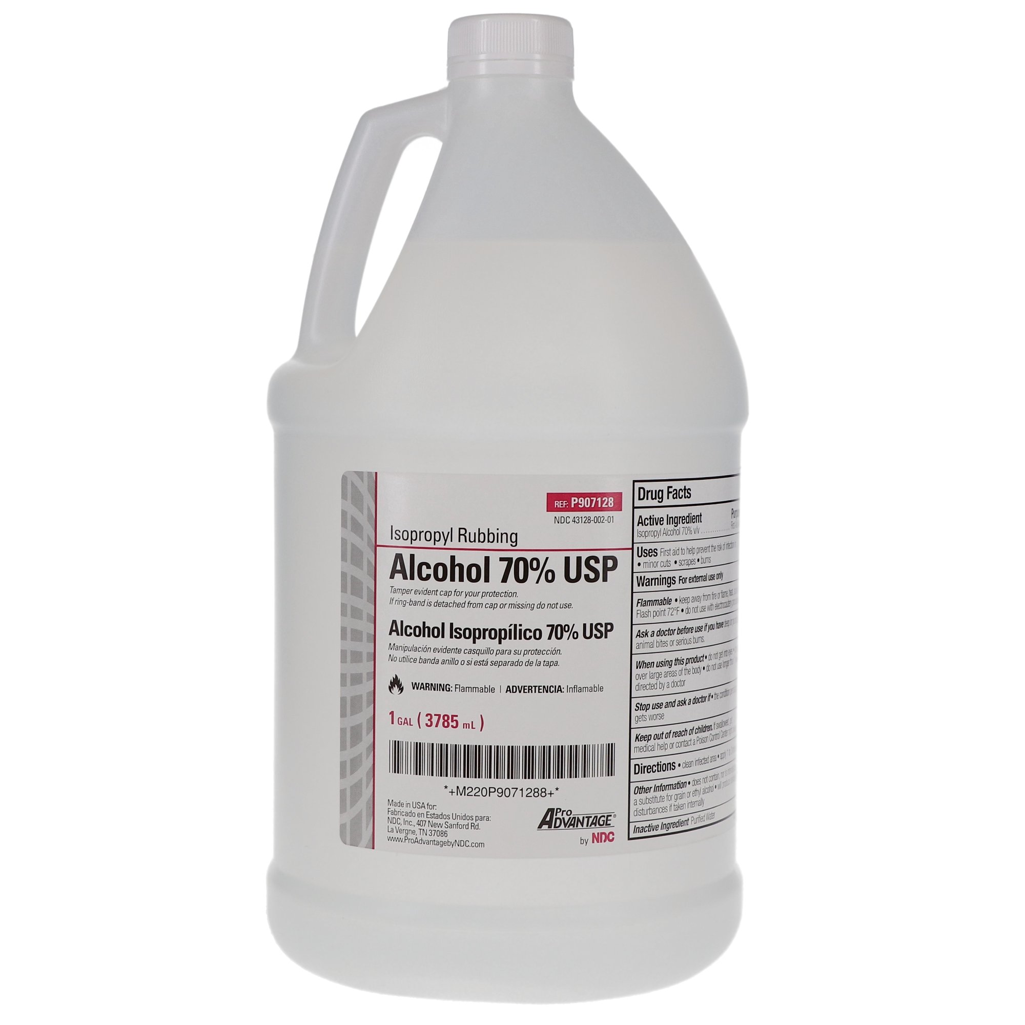 ProAdvantage - Isopropyl Rubbing Alcohol, 70% ISO, Gallon