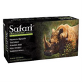 Mexpo - Safari Nitrile Exam Gloves | Small 100/box Black Textured Powder-Free. Dark Color Hides Stains