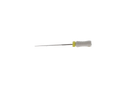 Stainless Steel K-File with Plastic Handle & Endo Stop, 25 mm, 0.02 Taper, # 15, White, 6/Pk, MK2515