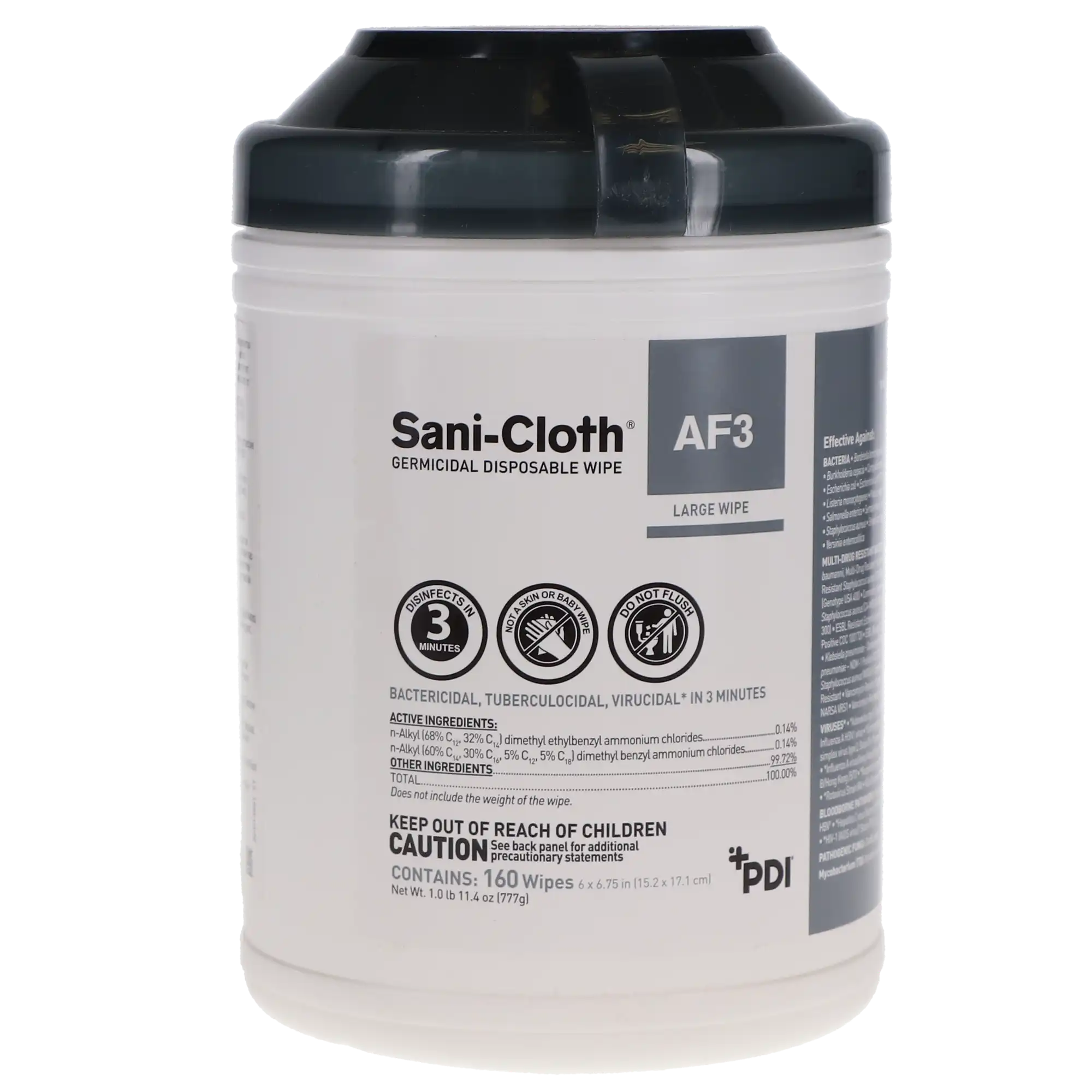 Sani-Cloth AF3 Disinfectant Wipes, Large