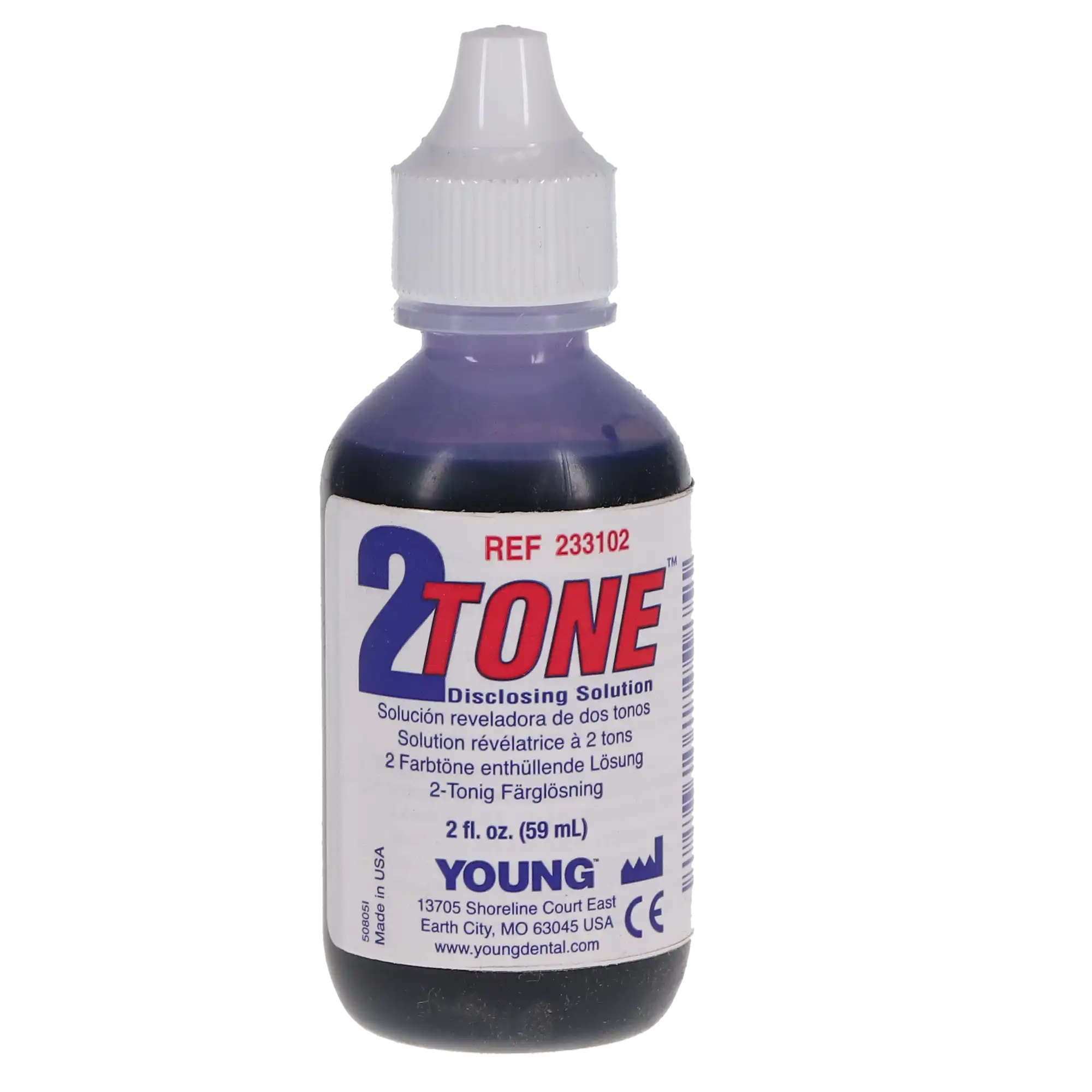Young - 2-Tone Disclosing Solution 2oz Bt