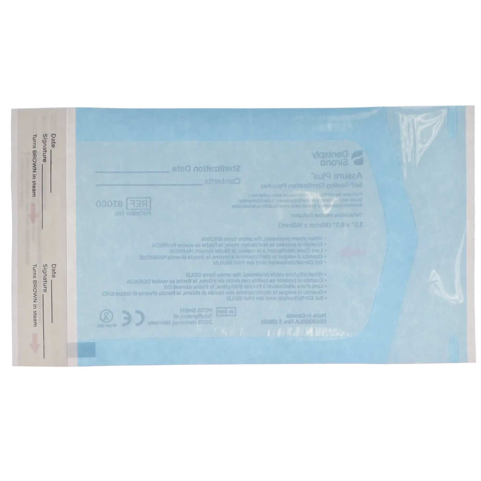 Sultan - Assure Plus Pouches 3.5"x6.5" 200/Bx