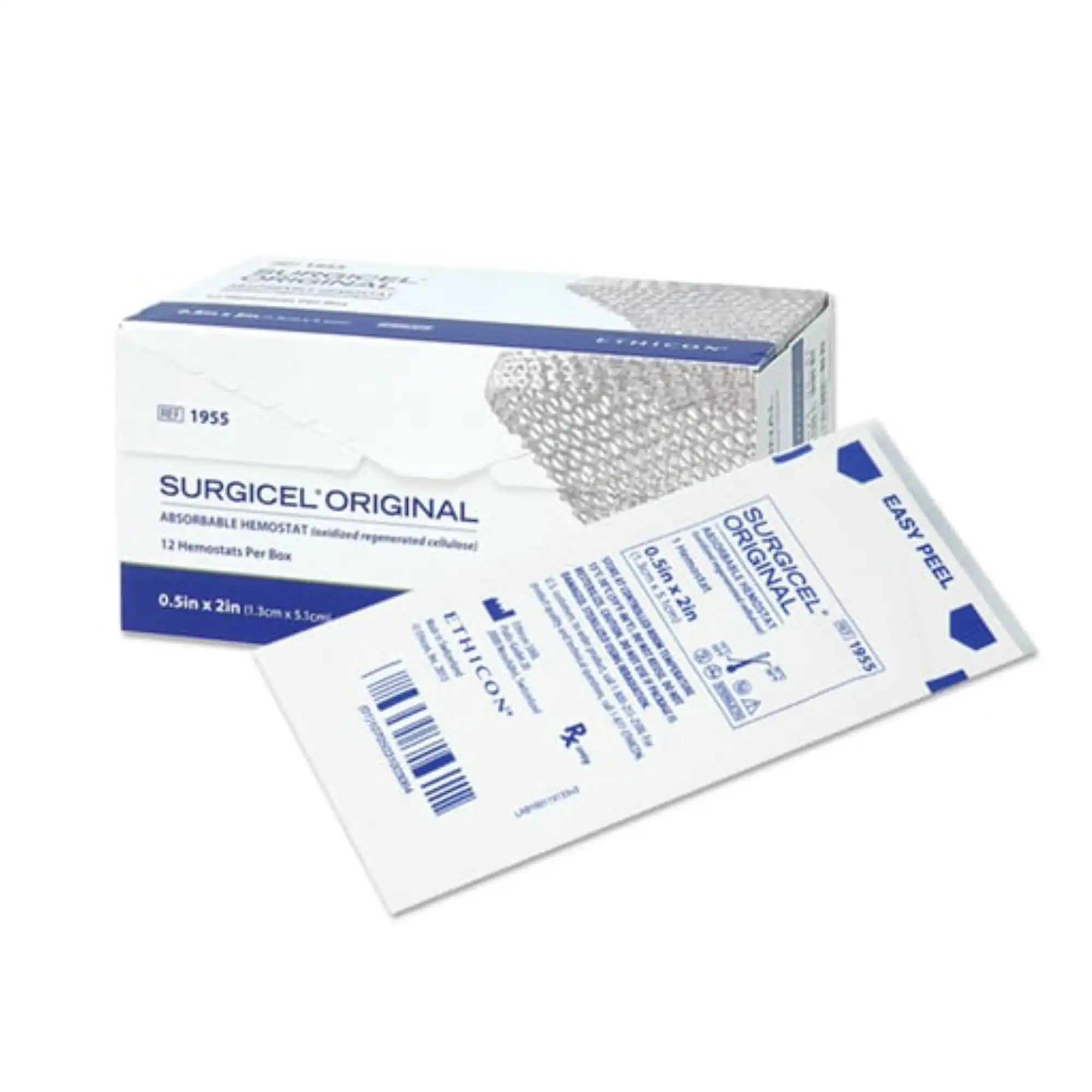 Surgicel Absorbable Hemostat 1/2"x2" 12/Box