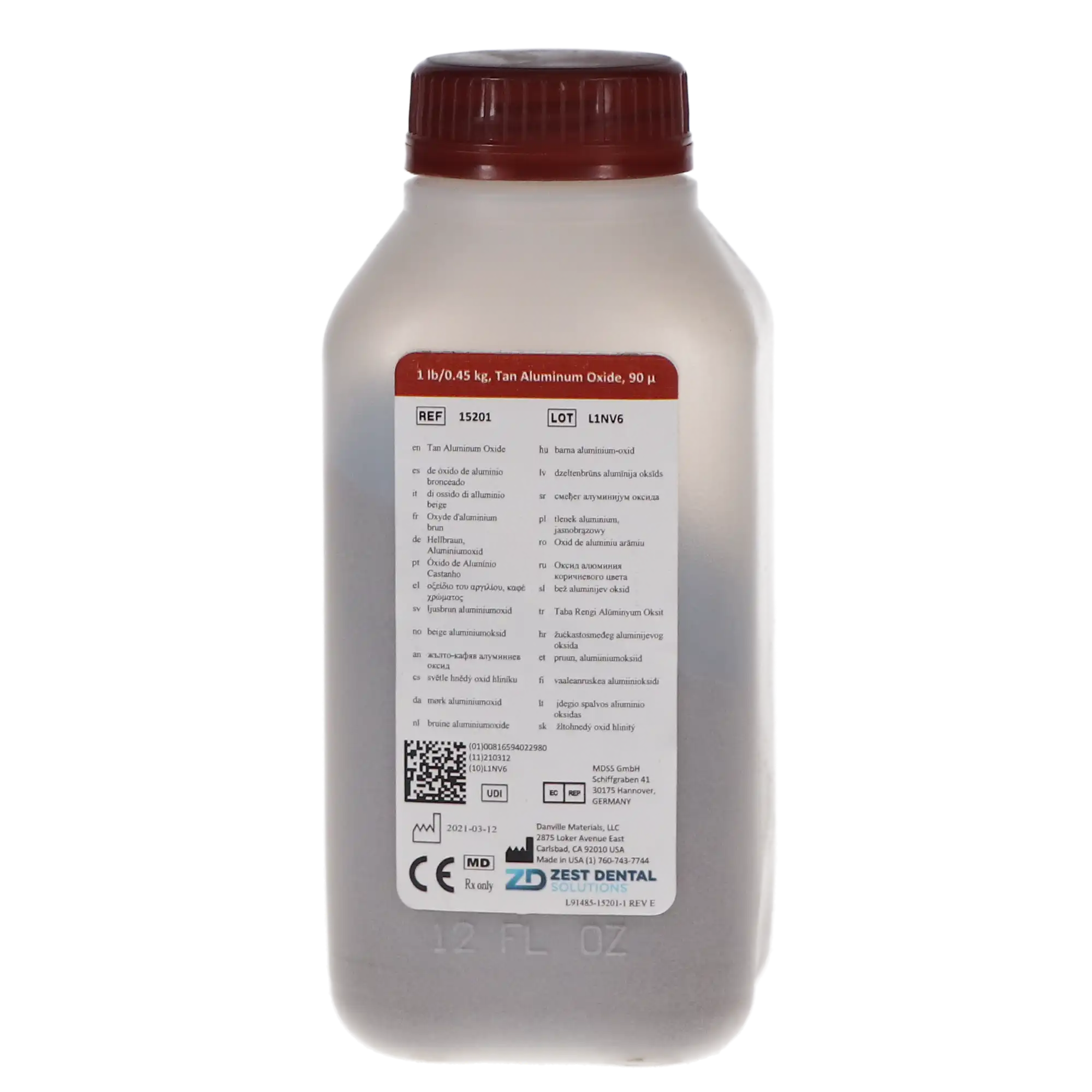 Aluminum Oxide - 90 - Micron Tan 1lb