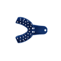 Tray-Aways Perforated Plastic, Full Lower Arch, Blue, Impression Trays, #4 Medium - Complete Buyer’s Guide