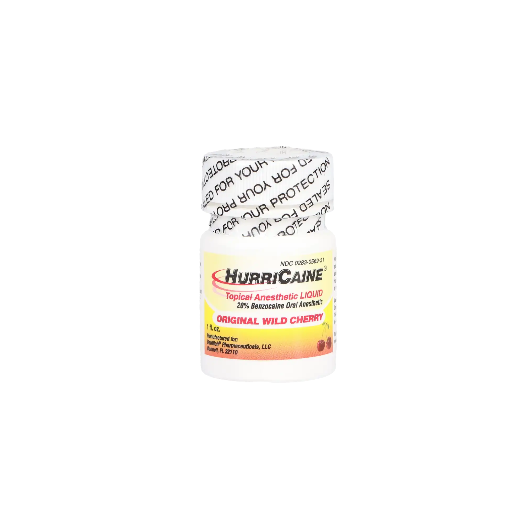 HurriCaine Topical - Liquid, 1oz - Wild Cherry (Original)