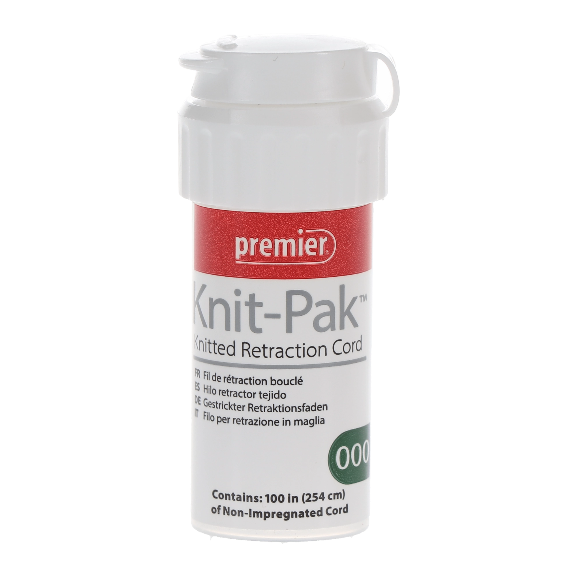Knit-Pak, Knitted Plain Retraction Cord, Non-impregnated Cotton, 100", #000 - Complete Buyer’s Guide