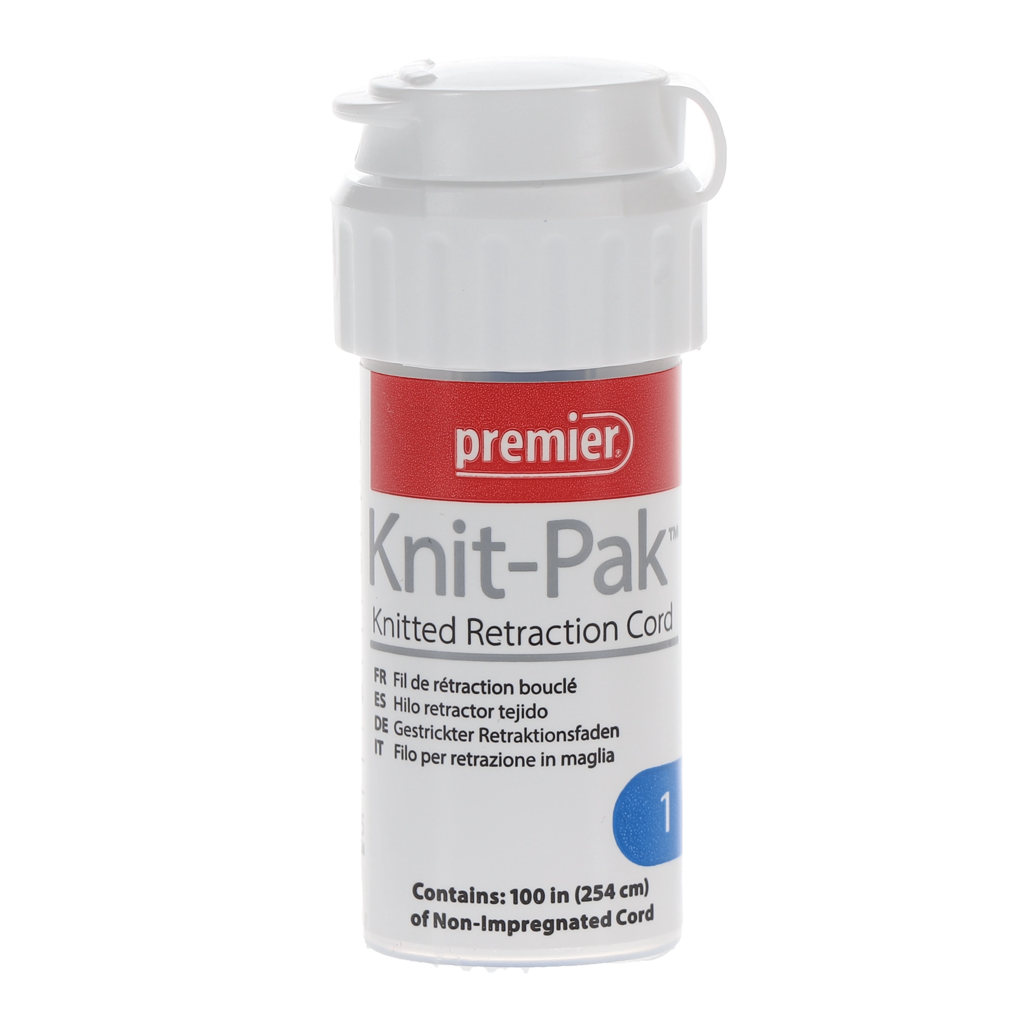 Knit-Pak Knitted Plain Retraction Cord, Non-impregnated, #1 Medium, 100" Cotton Per Bottle - Complete Buyer’s Guide