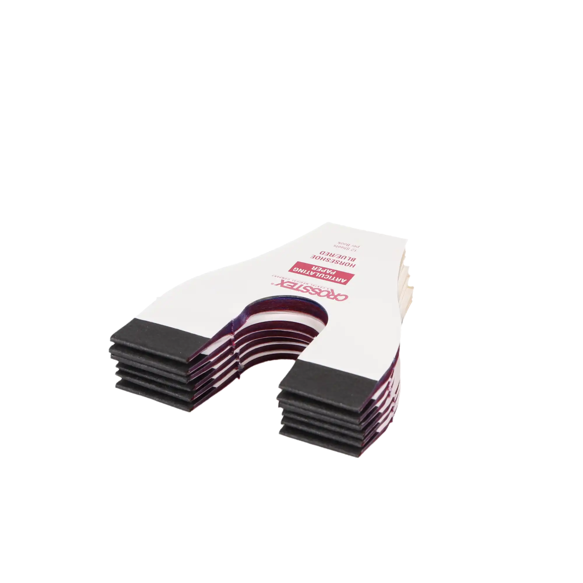 Horseshoe Articulating Paper, Red/Blue, 6 books. 0028" (71 microns) - Complete Buyer’s Guide