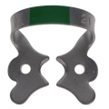Coltene - Hygenic Fiesta Color Coded Clamps. #2A (green) winged metal dam clamp