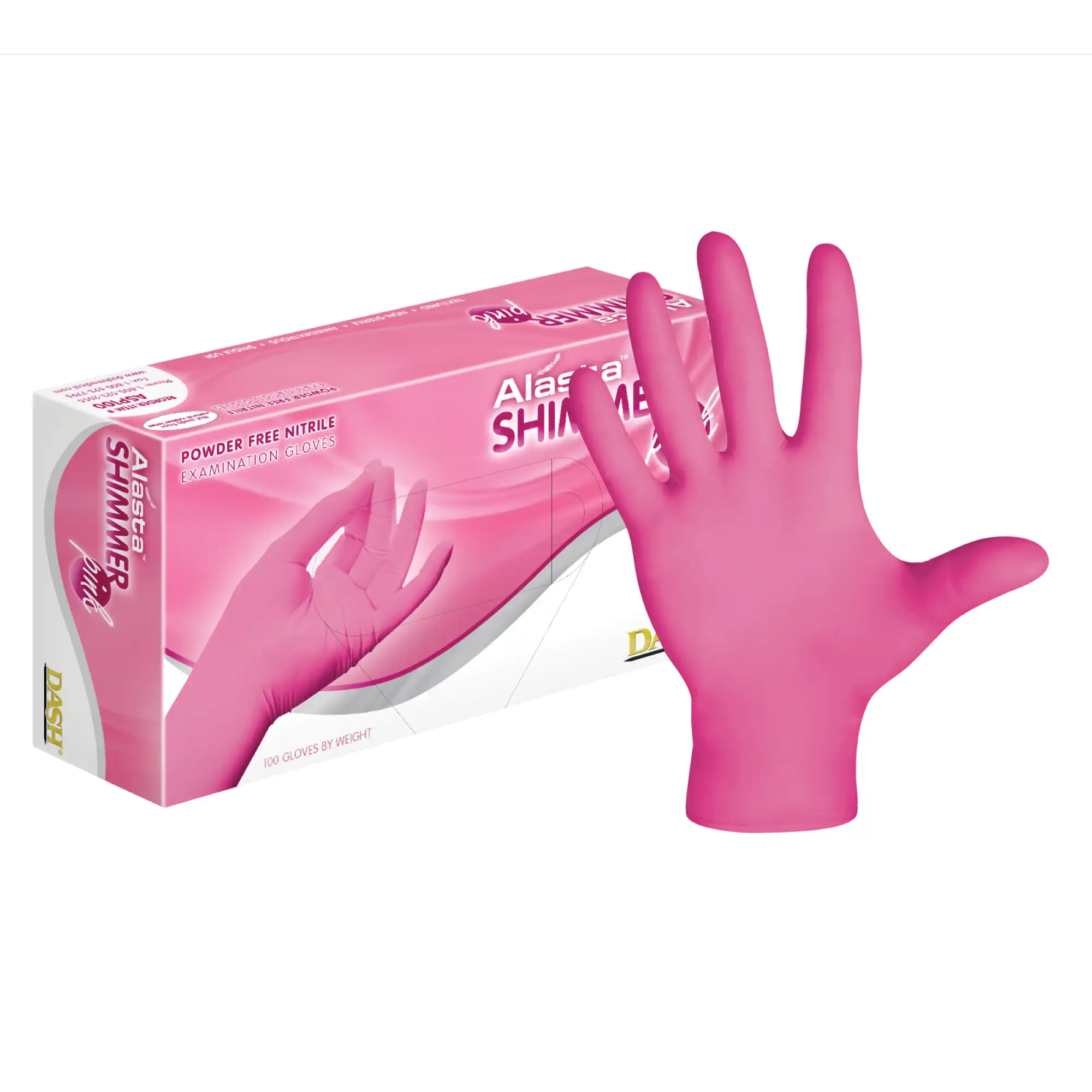Alasta Shimmer Nitrile Glove