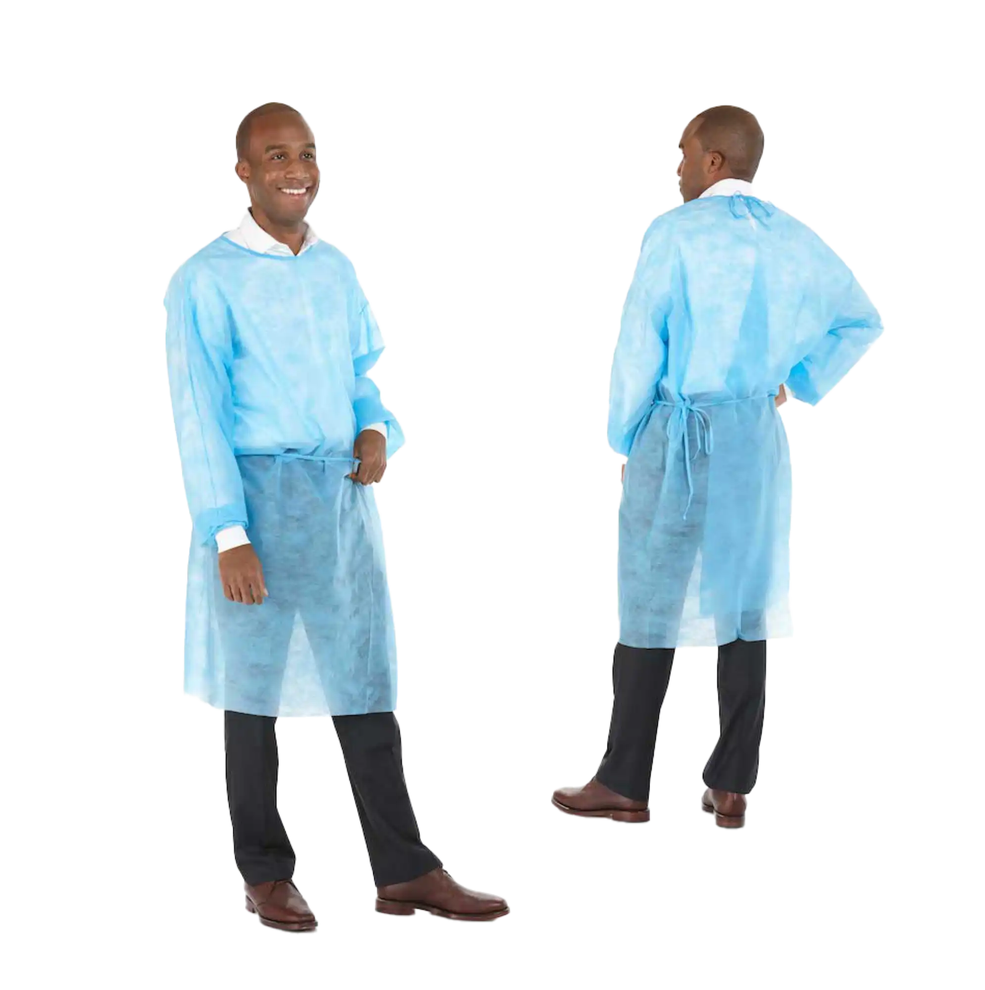 SafeWear Form-Fit Isolation Gown, Bright Blue, Regular, Pack of 12 - Complete Buyer’s Guide
