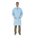 Medicom - SafeWear Hi-Perform Lab Coat Soft Blue Medium 12/Pk