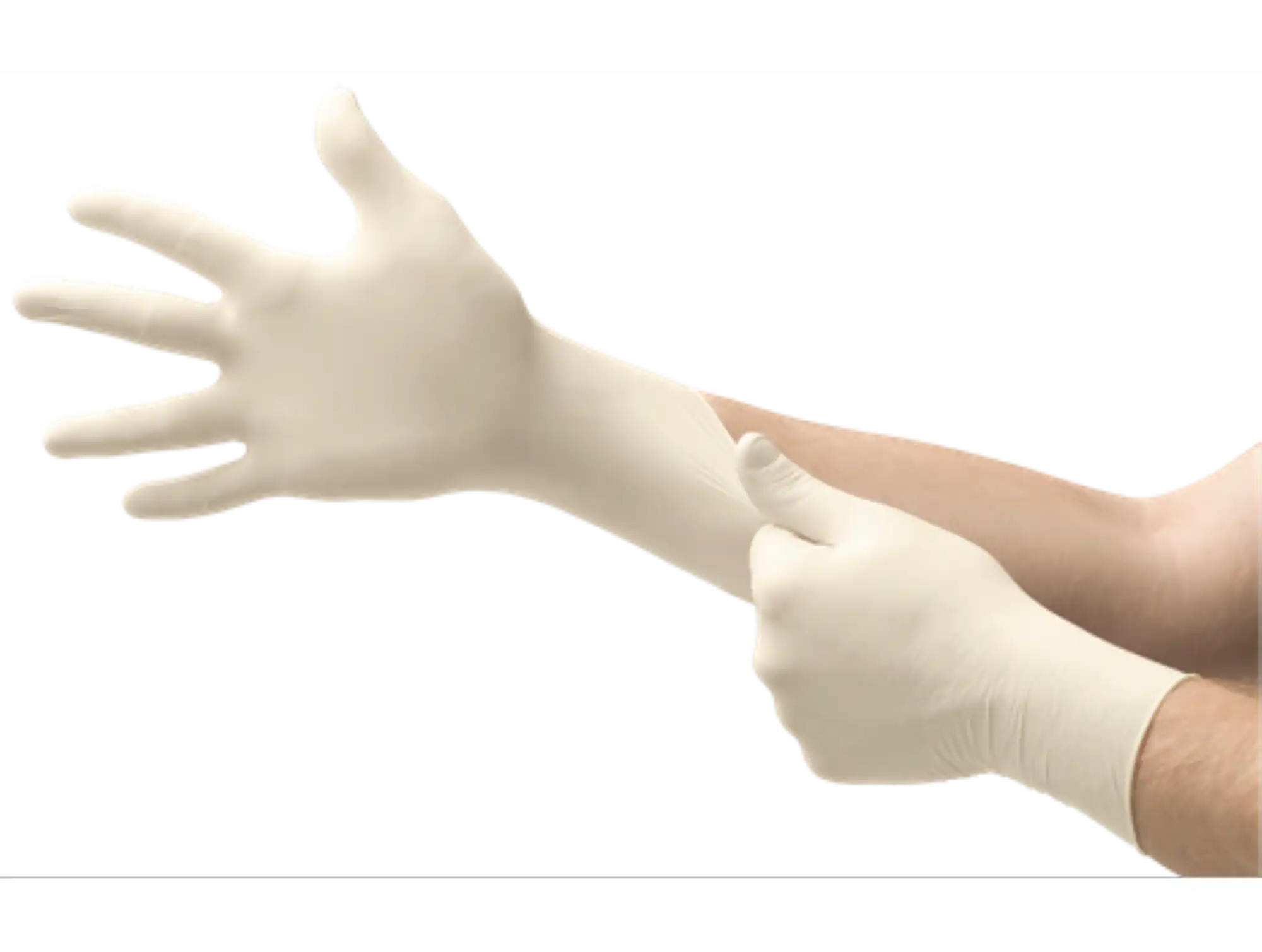 Microflex - Diamond Grip Plus PF Latex Gloves Medium 100/Box