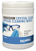 Palmero - Pro-Vision Crystal Clear Optical Cleaning Wipes (6" x 6 3/4") 160/ct