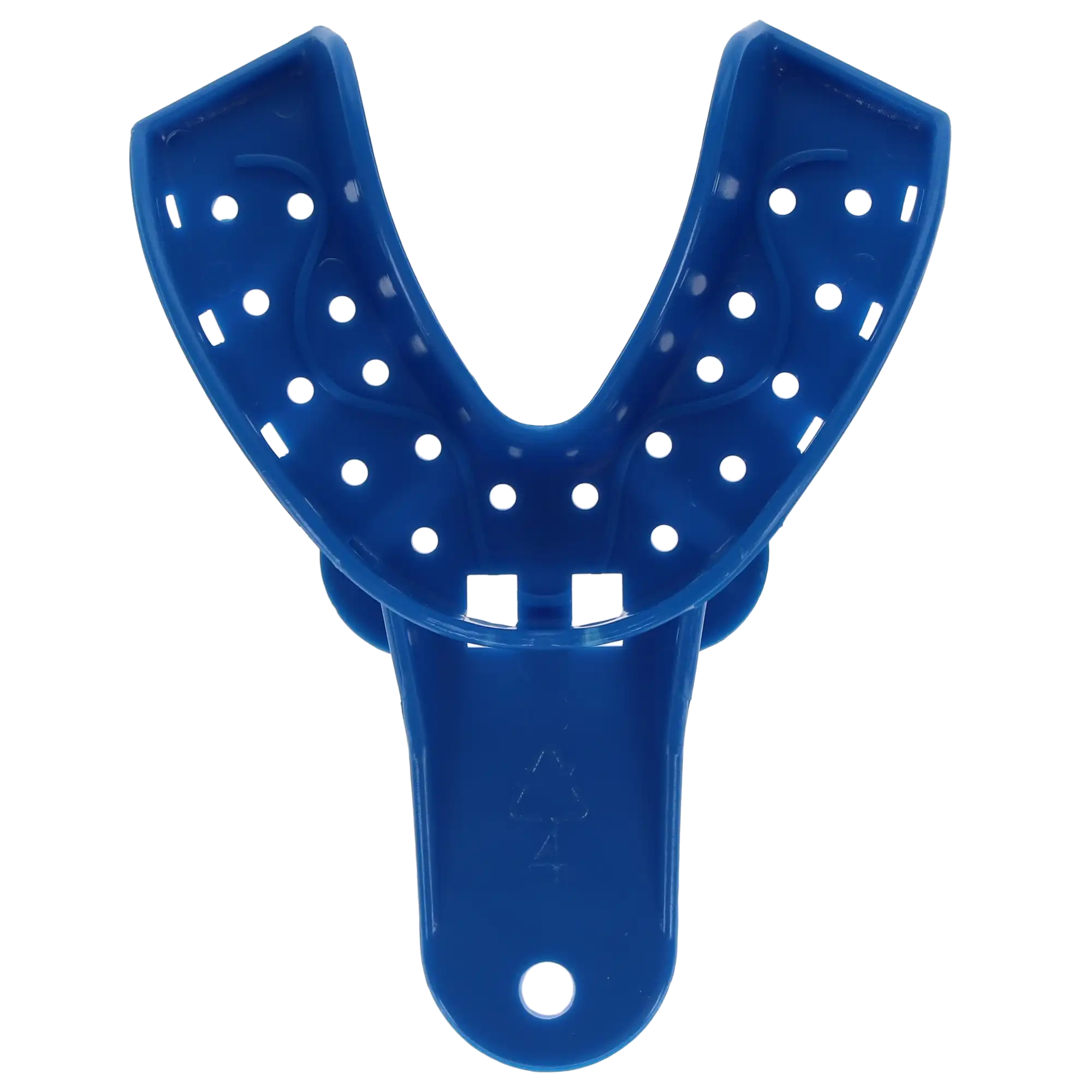 Plasdent - #4 Impression Tray/Med Lower Blue, 12Pcs/Bag