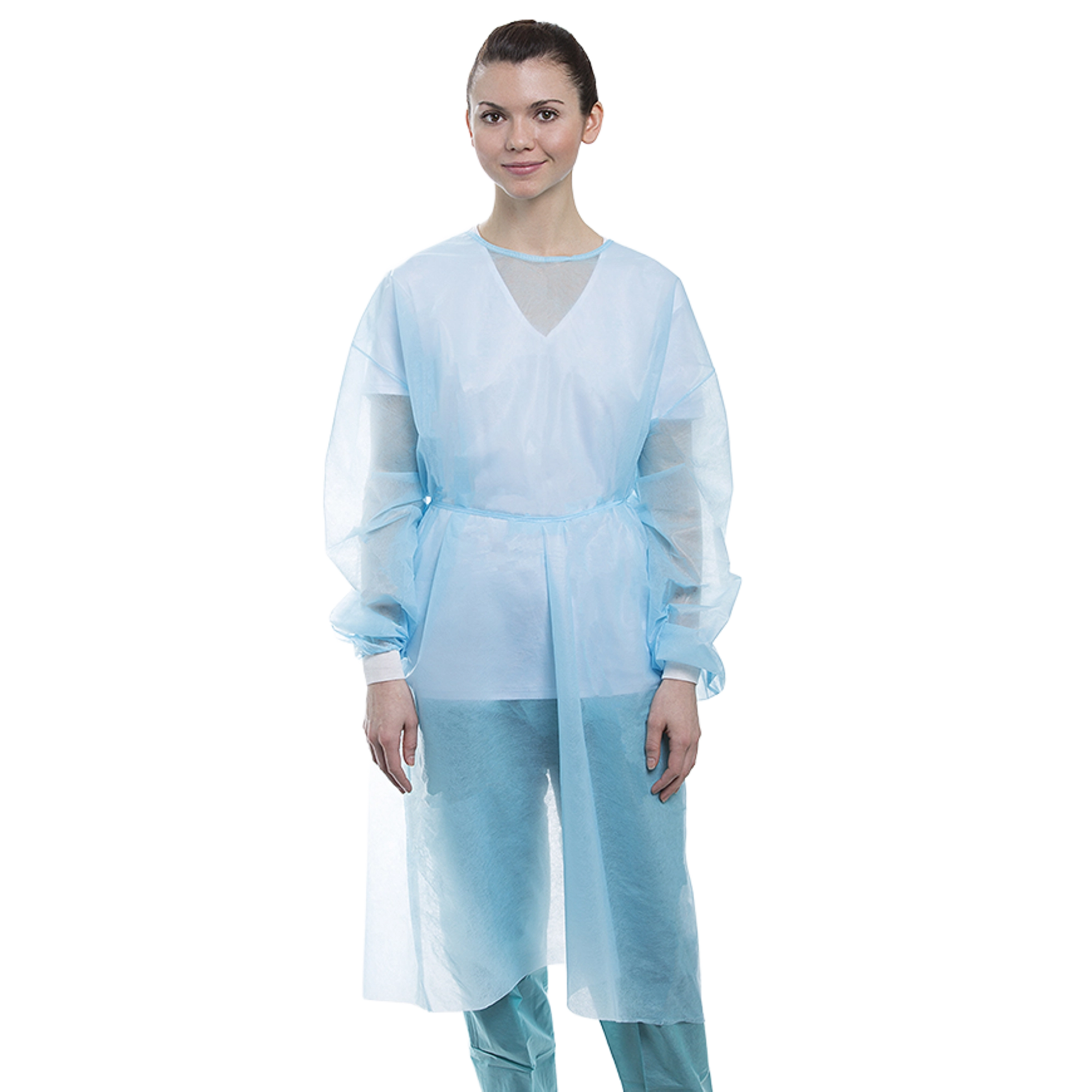 Isolation Gowns, Knit Cuff, Disposable, Knee-Length, Blue, 50/Case - Complete Buyer’s Guide